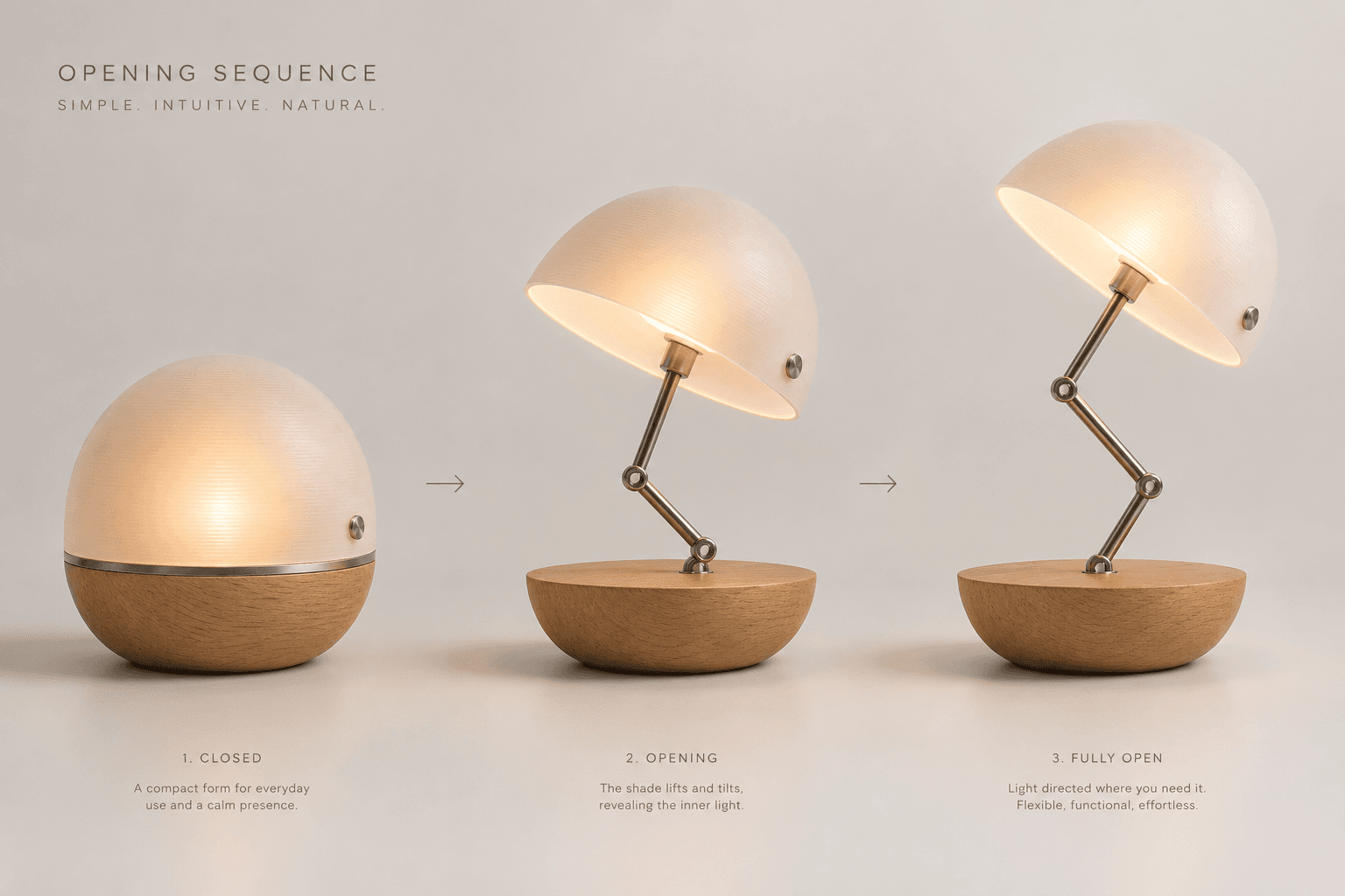 Opening Sequence_ Adjustable Glow Lamp